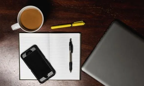 Office on the run Stock Photos