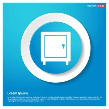 Office Safe Icon Stock Illustration