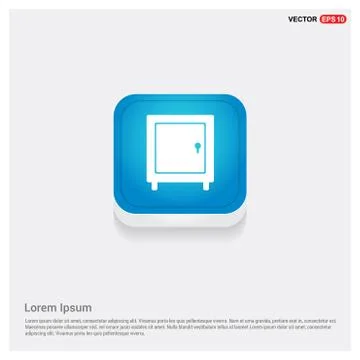 Office Safe Icon Illustrazione stock
