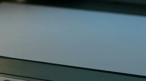 Office scanner working Stock Footage