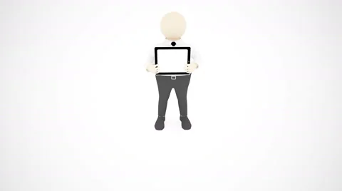 Office scenes (The clerk holding a tablet PC) Stock Footage 48276342
