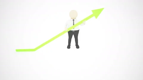 Office scenes (quotation on the stock exchange went to the top) Stock Footage 48276336