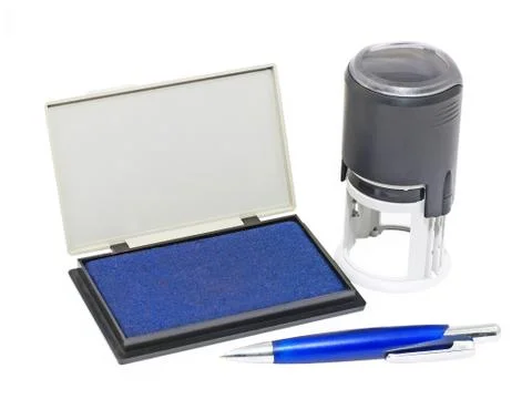 Office set.isolated. Stock Photos