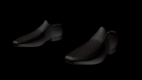 Office Shoes 3D Model