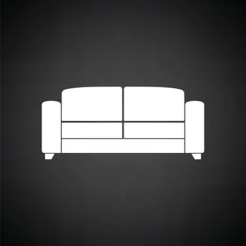 Office sofa icon Stock Illustration