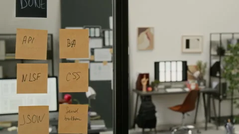Office of Software Development and Interface Design Company Stock Footage 327904045