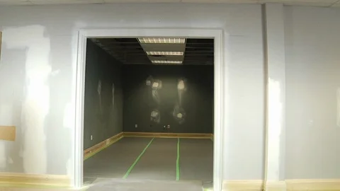 Office Space Remodeling Stock Footage 111497545