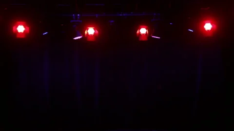 Office spotlights setting the lighting mode on the punch. Stock Footage 134079226