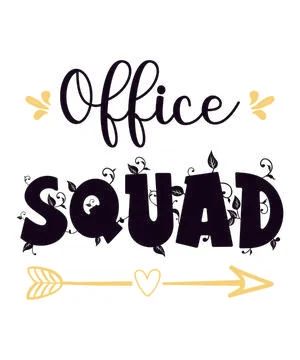 Office Squad Stock Illustration