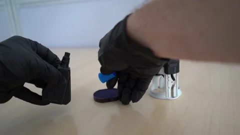 Office Stamp Stock Footage 156253486