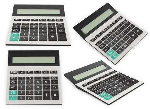 Office standard calculator Stock Illustration