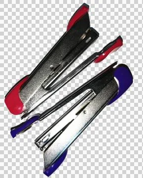 Office Stapler Isolated on White Background Stock Photos
