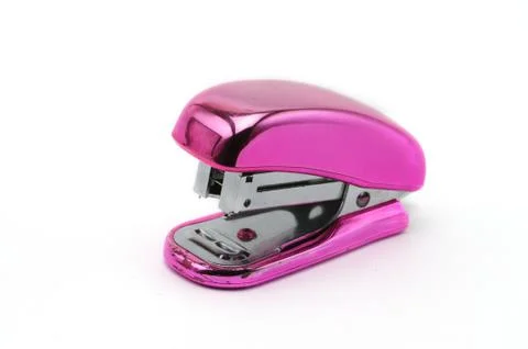 Office stapler on a white background Stock Photos