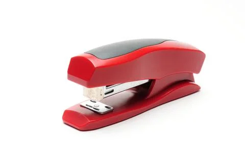 Office stapler on a white background Stock Photos