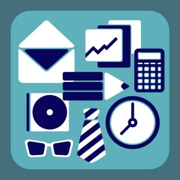 Office symbol Stock Illustration