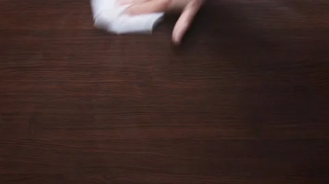 Office table cleaning Stock Footage 46378303