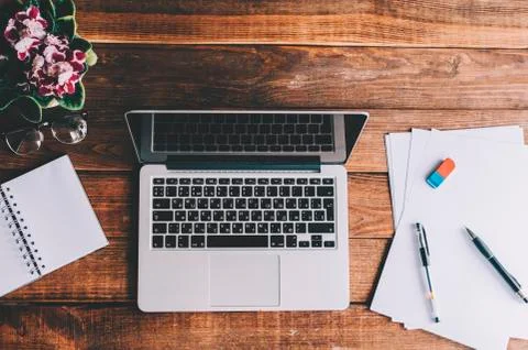 Office Table Concept Stock Photos