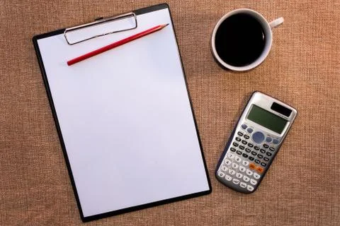 Office table desk Foto stock