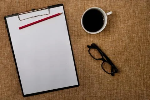 Office table desk Foto stock