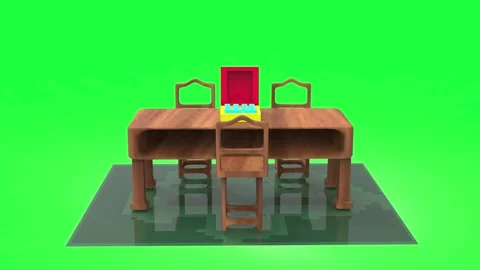 Office Table Stock Footage 347727714