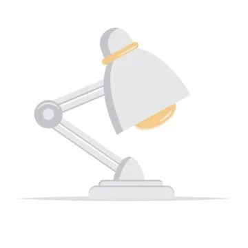 Office table lamp icon. Flat illustration of office table lamp イラスト素材