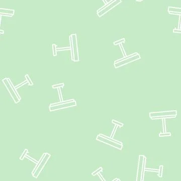 Office table lamp line vector seamless pattern 스톡 일러스트