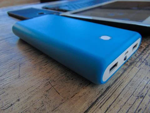 Office table with objects. Foto stock