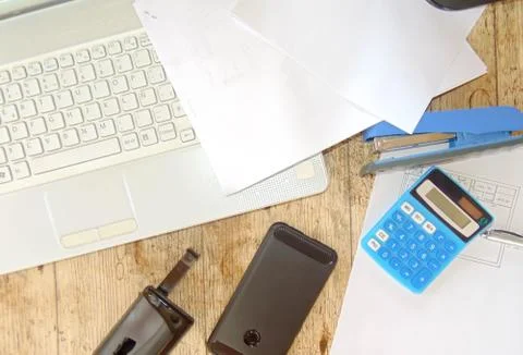 Office table. Foto stock