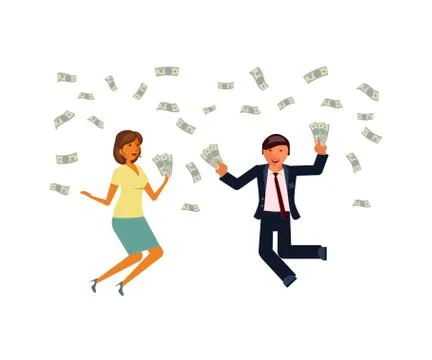 Office teamwork concept Stock Illustration