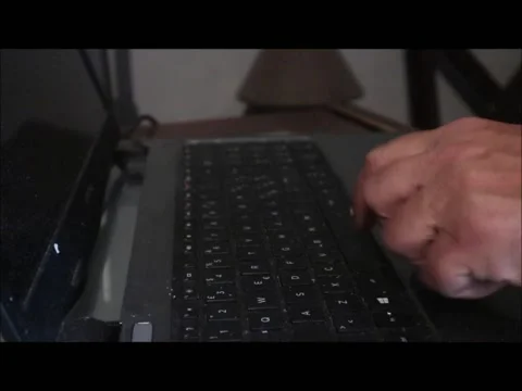 Office time using keyboard Stock Footage 153307920