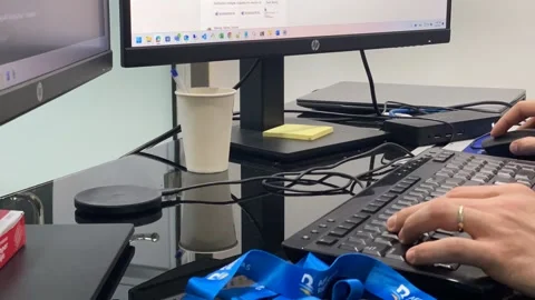 Office time, a work timelapse Video stock 266179017