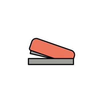 Office tool stapler , line style icon Stock Illustration