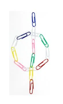 Office tools on white background Stock Photos