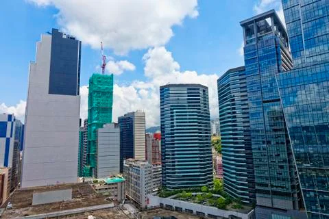Office tower at day Stock Photos