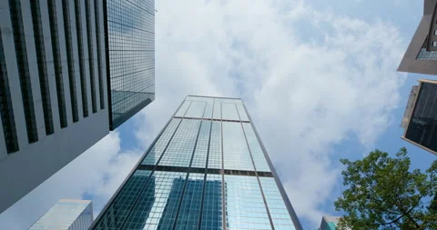 Office Tower from low angle Stock Footage 139733968