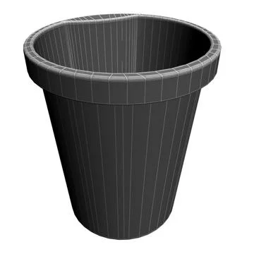 Office Trash can 3D Model