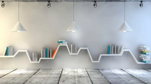 Office Virtual Set Background Video stock 119326612