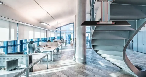 Office Virtual Set Background Stock Footage 119327271