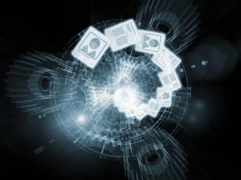 Office vortex 스톡 일러스트
