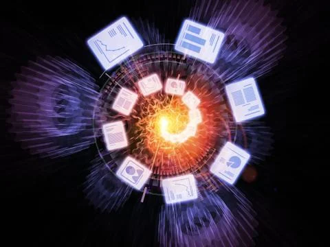 Office vortex 스톡 일러스트