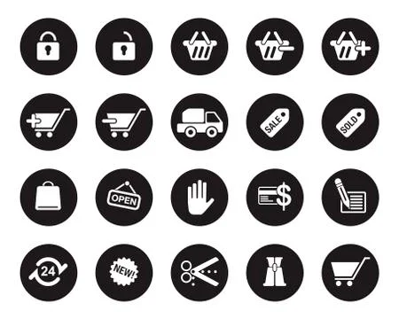 Office web icons vector for office, web, blog, graphic &amp; printing Stock Illustration