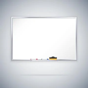 Office Whiteboard Stock Illustration