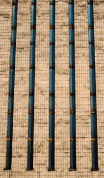 Office windows pattern Stock Photos