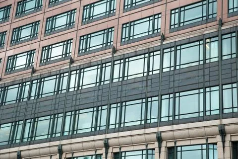 Office windows. Stock Photos