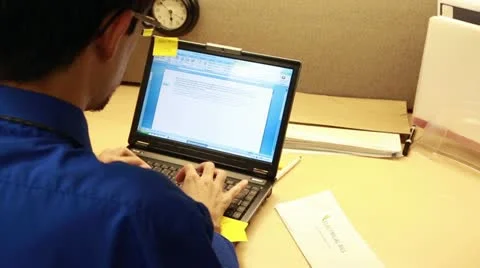 Office Work and Bill Pay5 Stock Footage 20475311