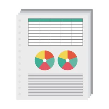 Office work elements Illustrazione stock