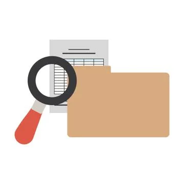 Office work elements イラスト素材