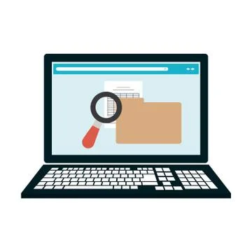 Office work elements Stock Illustration