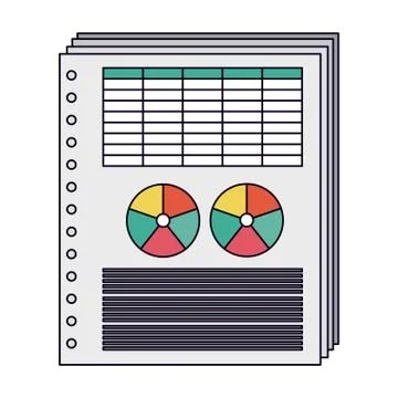 Office work elements 스톡 일러스트