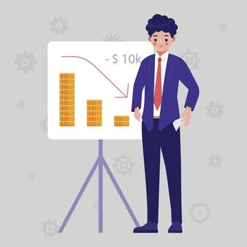 Office work environment teamworking performance Stock Illustration